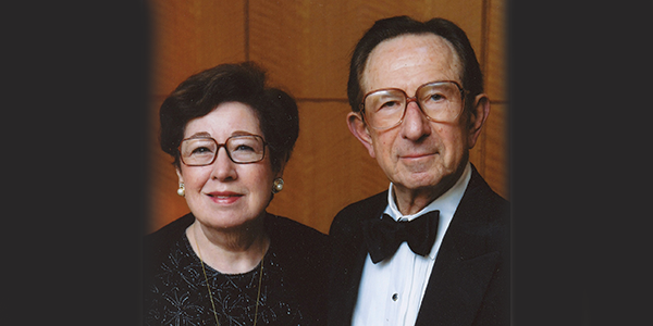 Honoring his wife's memory